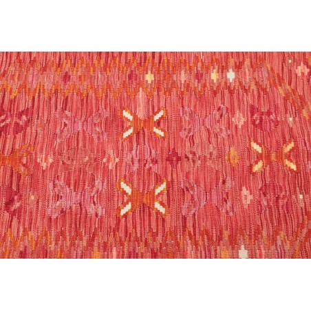Tappeto Kilim Afghanistan rosso arancione 99x150
