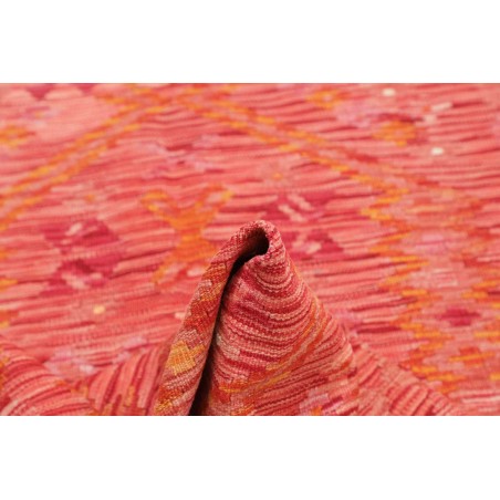 Tappeto Kilim Afghanistan rosso arancione 99x150