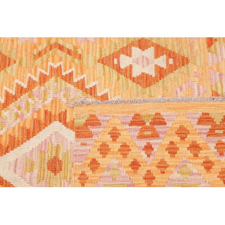 Tappeto Kilim Afghanistan marrone rosso 100x152