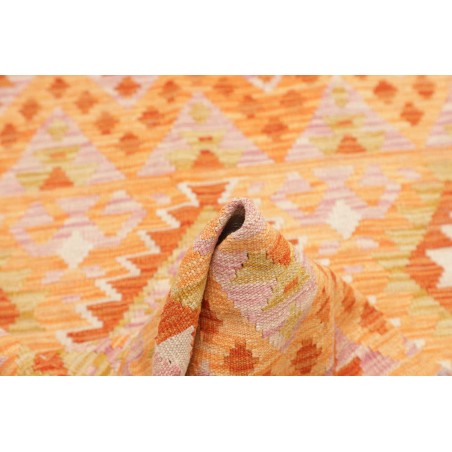 Tappeto Kilim Afghanistan marrone rosso 100x152