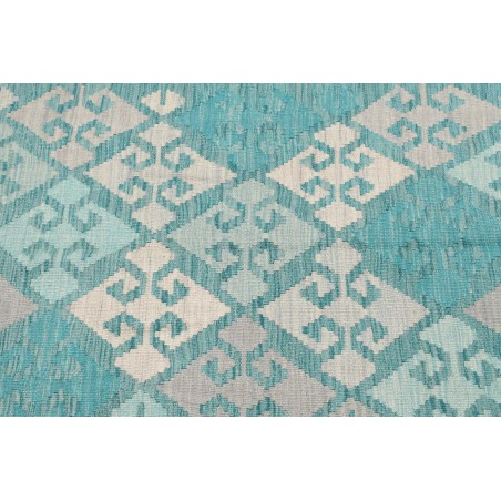 Tappeto Kilim Afghanistan beige blu 106x159
