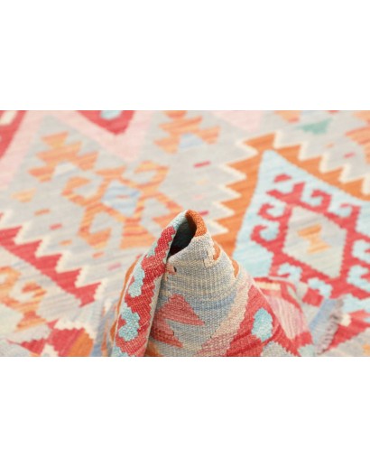 Tappeto Kilim Afghanistan beige rosso 105x157