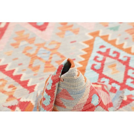 Tappeto Kilim Afghanistan beige rosso 105x157