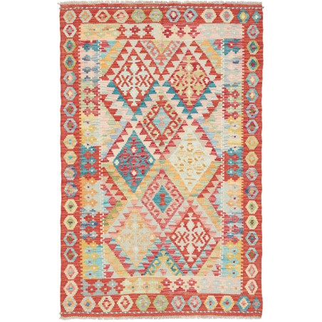 Tappeto Kilim Afghanistan marrone 99x155