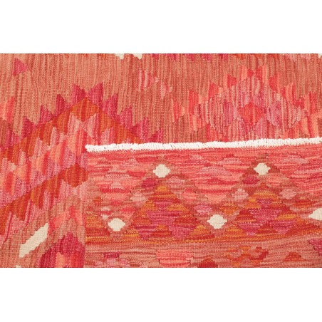 Tappeto Kilim Afghanistan rosso arancione 100x155