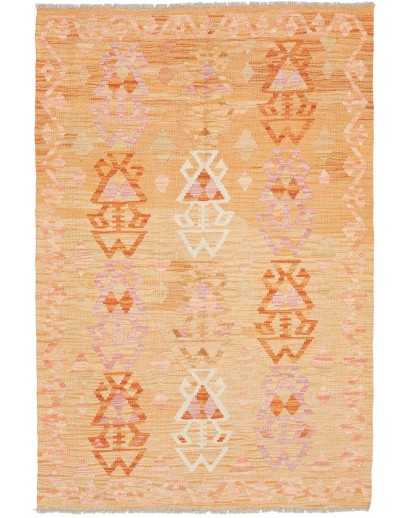 Tappeto Kilim Afghanistan marrone 102x158
