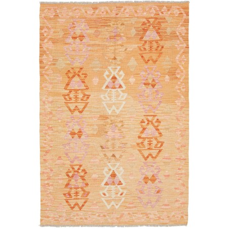 Tappeto Kilim Afghanistan marrone 102x158