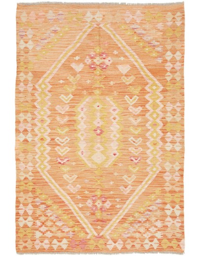 Tappeto Kilim Afghanistan marrone 103x151