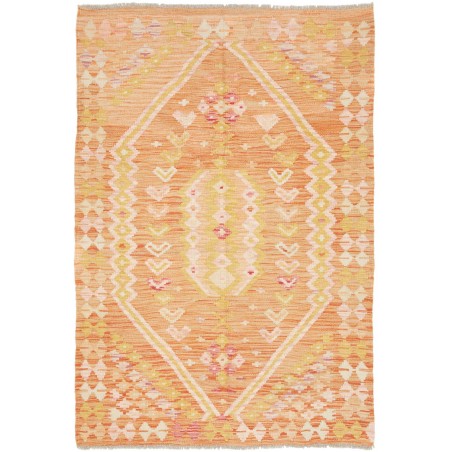Tappeto Kilim Afghanistan marrone 103x151