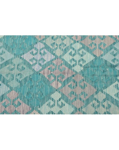 Tappeto Kilim Afghanistan beige blu 103x151