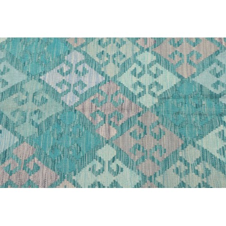 Tappeto Kilim Afghanistan beige blu 103x151