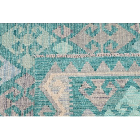 Tappeto Kilim Afghanistan beige blu 103x151