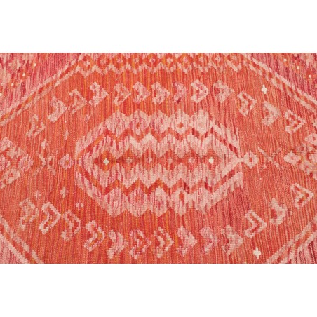 Tappeto Kilim Afghanistan arancione rosso 105x146