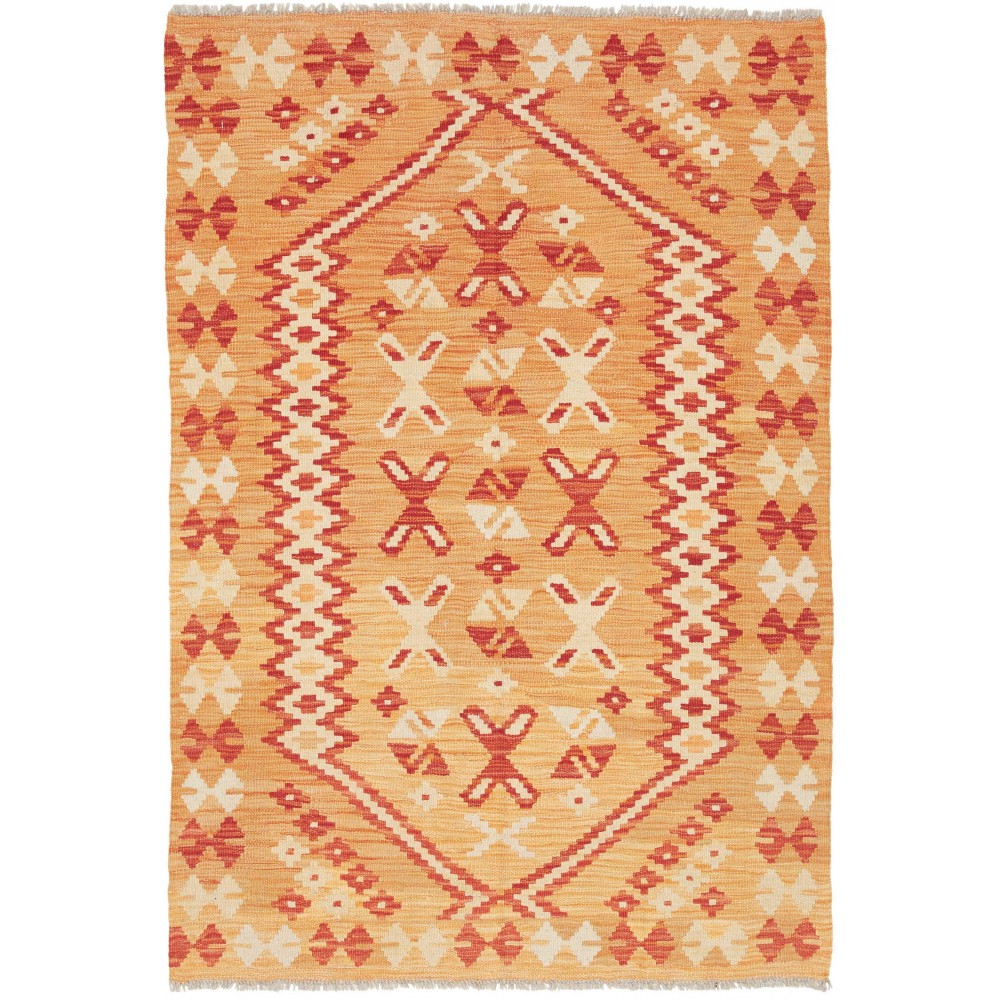 Tappeto Kilim Afghanistan marrone 101x151