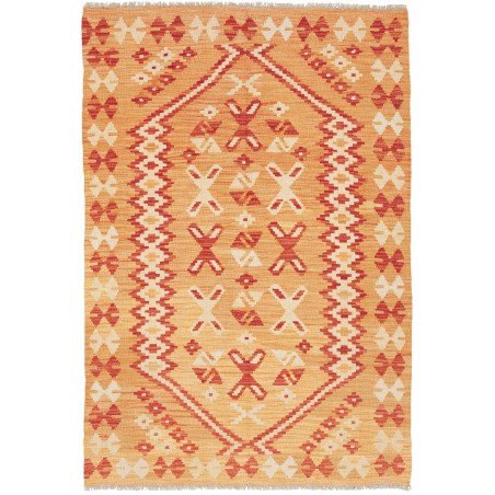 Tappeto Kilim Afghanistan marrone 101x151