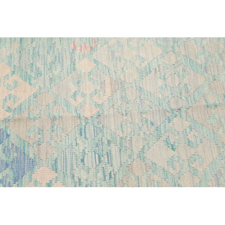 Tappeto Kilim Afghanistan beige blu 95x154