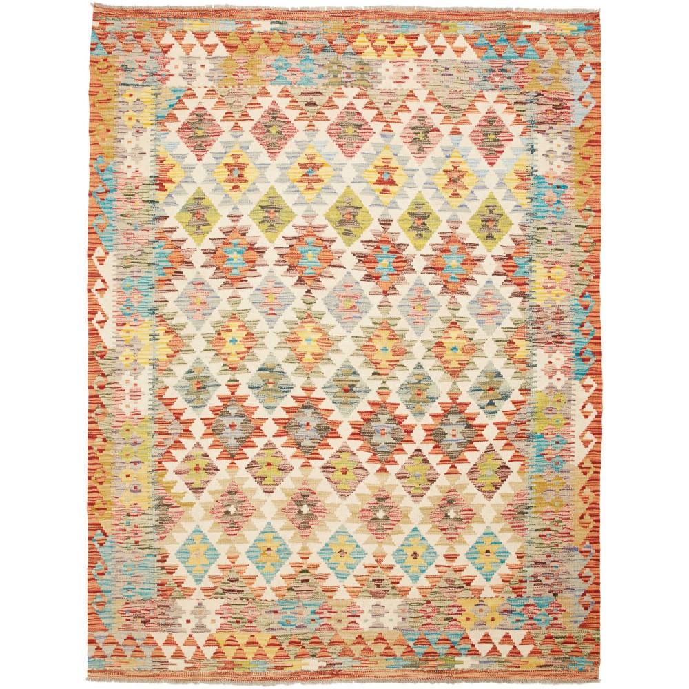Tappeto Kilim Afghanistan marrone 154x204