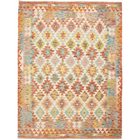 Tappeto Kilim Afghanistan marrone 154x204