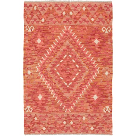 Tappeto Kilim Afghanistan rosso 98x147