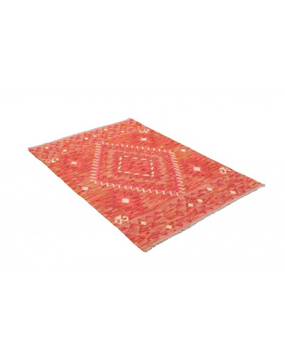 Tappeto Kilim Afghanistan rosso 98x147
