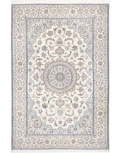 Tappeto Nain 9La Persia bianco grigio 204x304