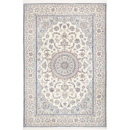 Tappeto Nain 9La Persia bianco grigio 204x304