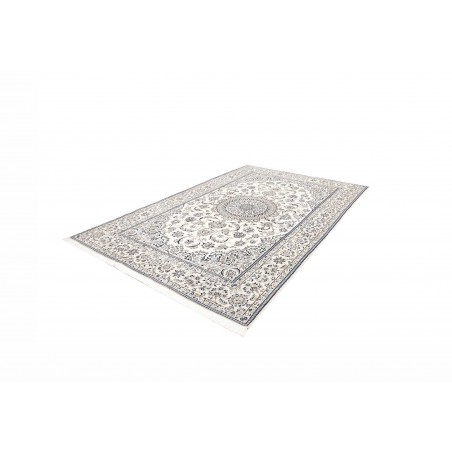 Tappeto Nain 9La Persia bianco grigio 204x304