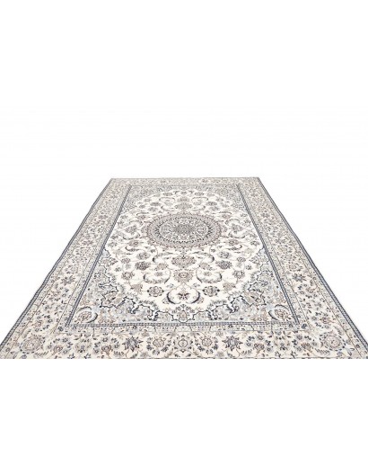 Tappeto Nain 9La Persia bianco grigio 204x304