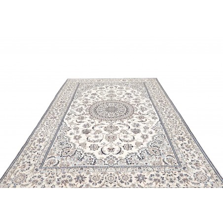 Tappeto Nain 9La Persia bianco grigio 204x304