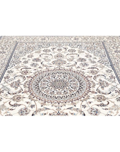 Tappeto Nain 9La Persia bianco grigio 204x304