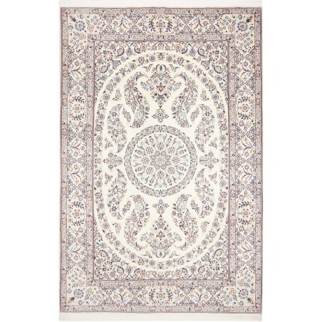 Tappeto Nain 9La Persia bianco azzurro 206x308