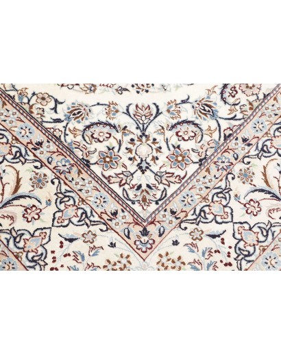 Tappeto Nain 9La Persia bianco azzurro 206x308