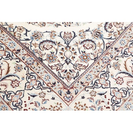 Tappeto Nain 9La Persia bianco azzurro 206x308