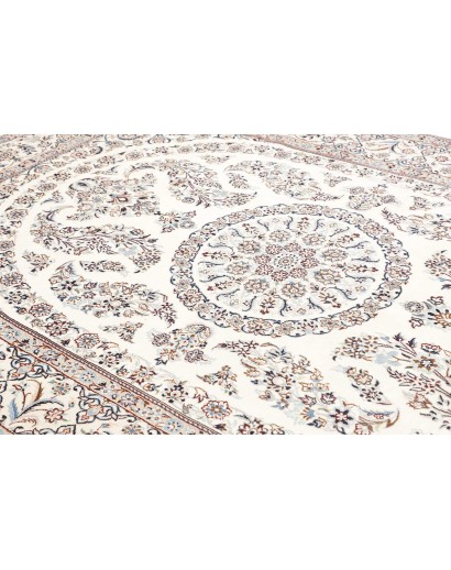 Tappeto Nain 9La Persia bianco azzurro 206x308