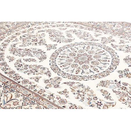 Tappeto Nain 9La Persia bianco azzurro 206x308