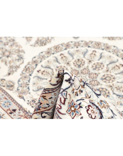 Tappeto Nain 9La Persia bianco azzurro 206x308