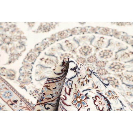 Tappeto Nain 9La Persia bianco azzurro 206x308