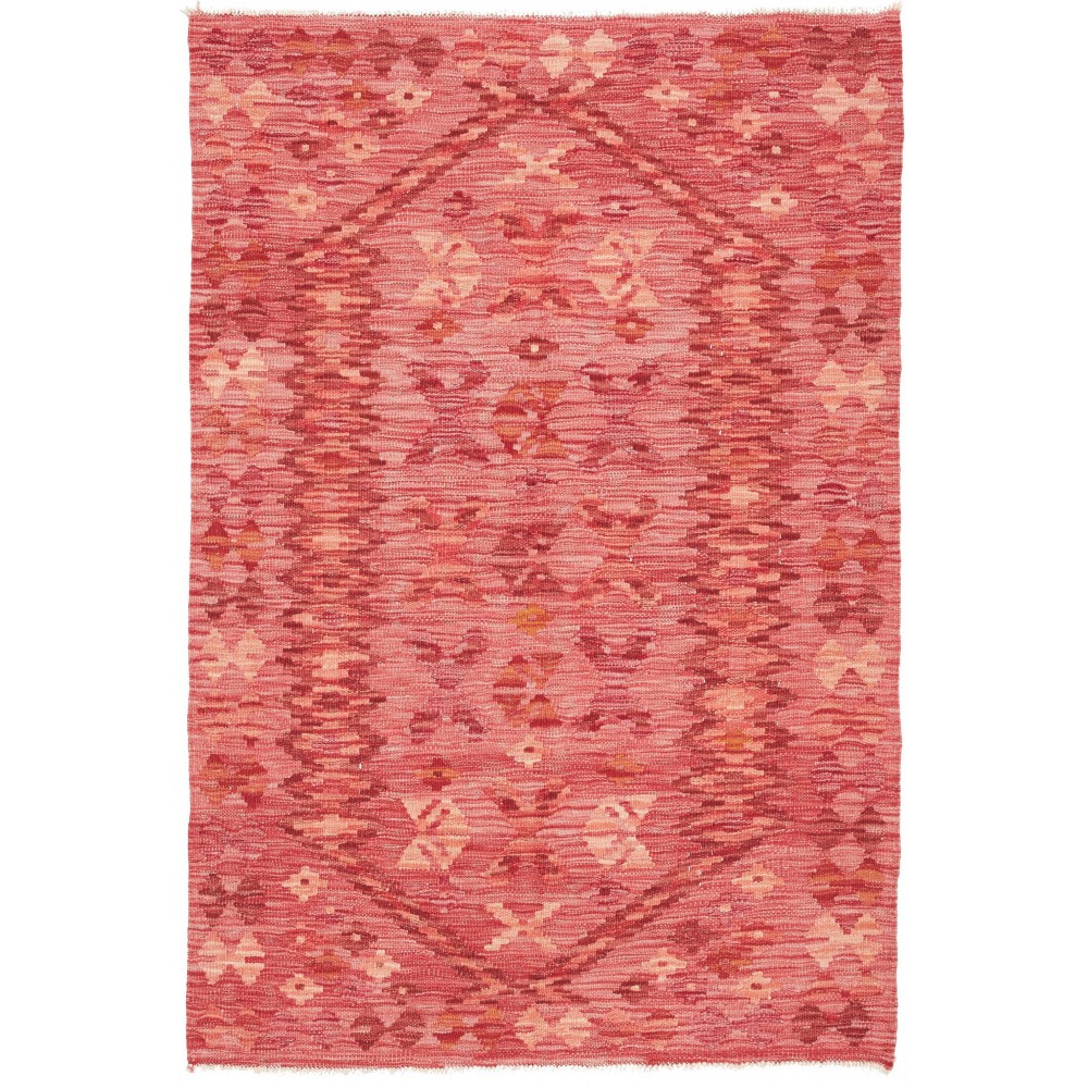 Tappeto Kilim Afghanistan rosso marrone 99x147