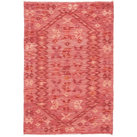 Tappeto Kilim Afghanistan rosso marrone 99x147