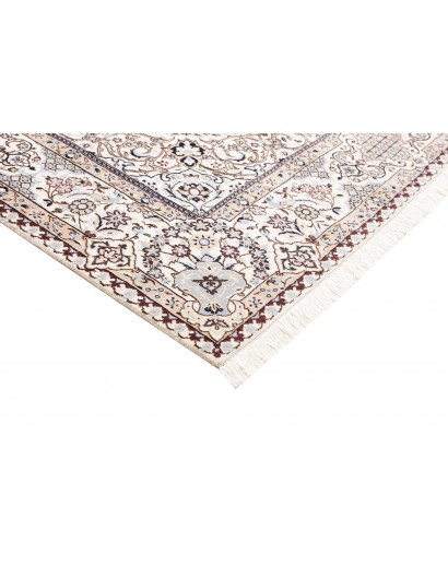 Tappeto Nain 9La Persia bianco azzurro 200x310