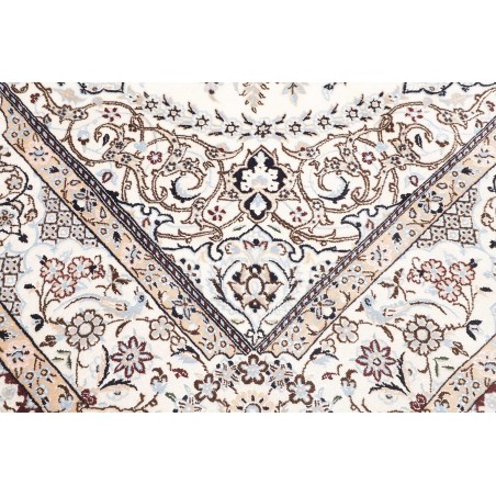Tappeto Nain 9La Persia bianco azzurro 200x310