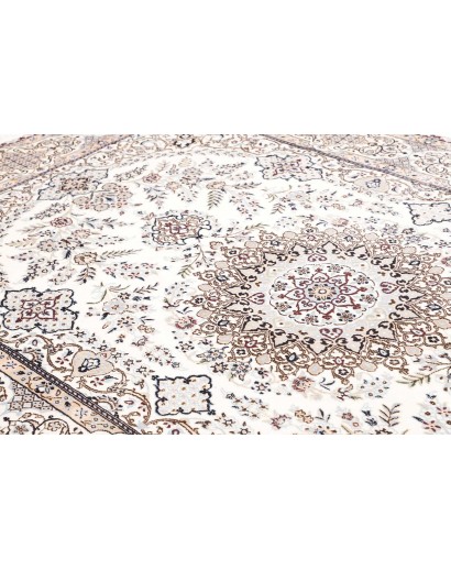 Tappeto Nain 9La Persia bianco azzurro 200x310