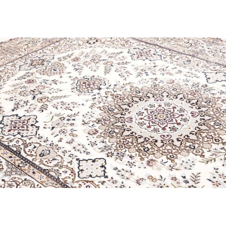 Tappeto Nain 9La Persia bianco azzurro 200x310