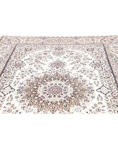 Tappeto Nain 9La Persia bianco azzurro 200x310