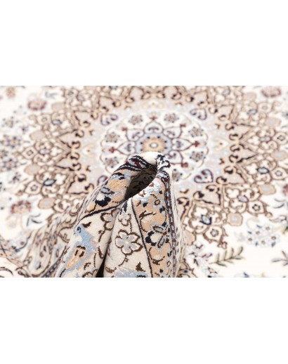 Tappeto Nain 9La Persia bianco azzurro 200x310
