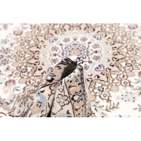 Tappeto Nain 9La Persia bianco azzurro 200x310
