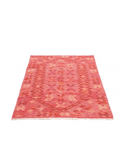 Tappeto Kilim Afghanistan rosso marrone 99x147