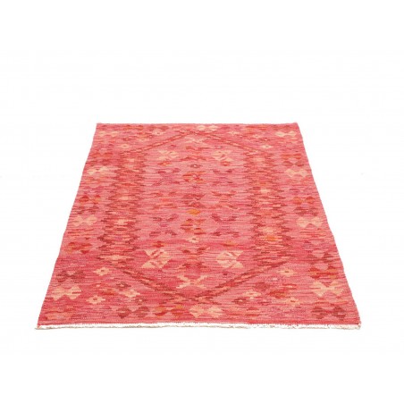 Tappeto Kilim Afghanistan rosso marrone 99x147