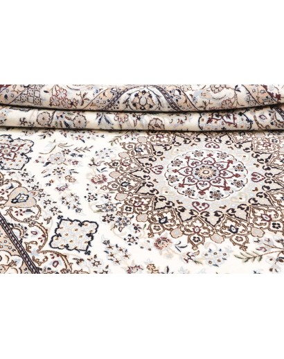 Tappeto Nain 9La Persia bianco azzurro 200x310