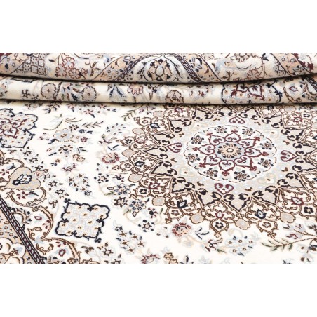 Tappeto Nain 9La Persia bianco azzurro 200x310